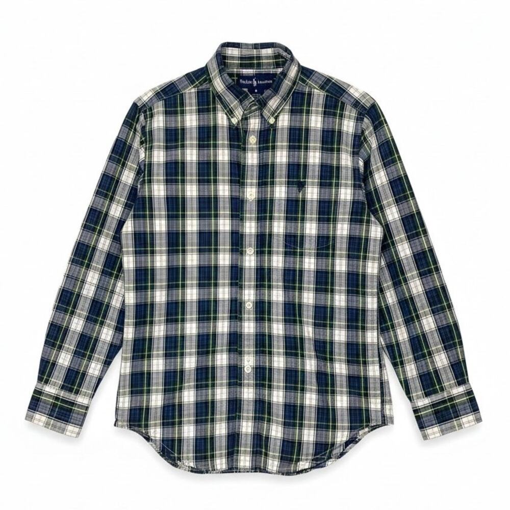 Ralph Lauren Boys Size 6 Plaid Button-Up Shirt – Classic Preppy Style